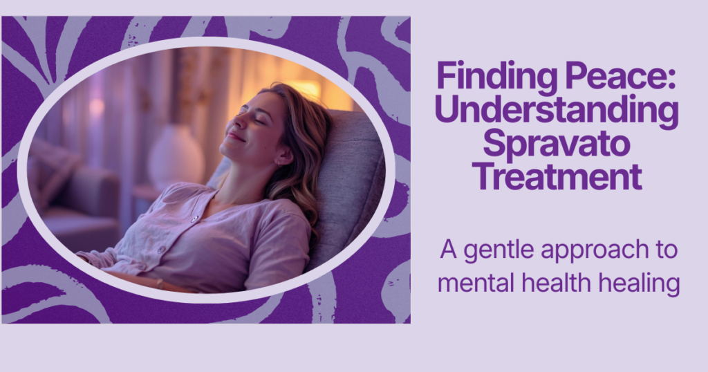 Woman experiencing calm dissociation during Spravato treatment in comfortable psychiatric office setting on Mercer Island WA