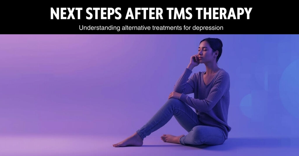 Patient discussing TMS therapy alternatives with psychiatrist for treatment-resistant depression