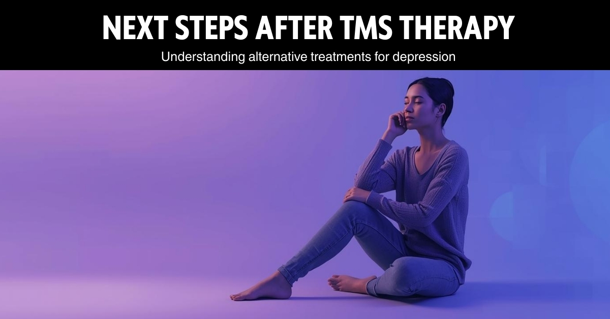 Patient discussing TMS therapy alternatives with psychiatrist for treatment-resistant depression