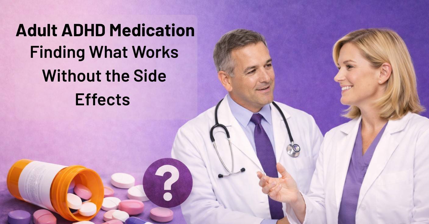 Adult ADHD medication options including stimulants and non-stimulants like Qelbree and Jornay PM explained by psychiatrist